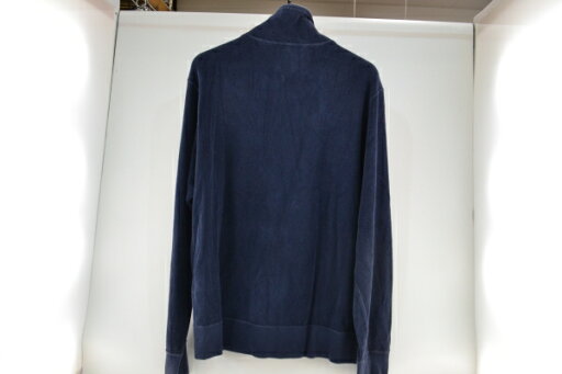 【中古】TOMMY HILFIGER トミーヒルフィガー タオル地 ジップジャケット サイズM 紺 ネイビー 02r10445 中古品【牛久店】