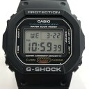 【中古】CASIO カシオ G-SHOCK クォーツ腕時計 デジタル DW-5600E-1VDF 黒 ...