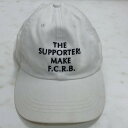 【中古】F.C.R.B.(F.C.Real Bristol) エフシーレアルブリストル CAP 帽子 キャップ FCRB-180060 SUPPORTER サイズF 白 ホワイト 02r14213 中古品 【牛久店】