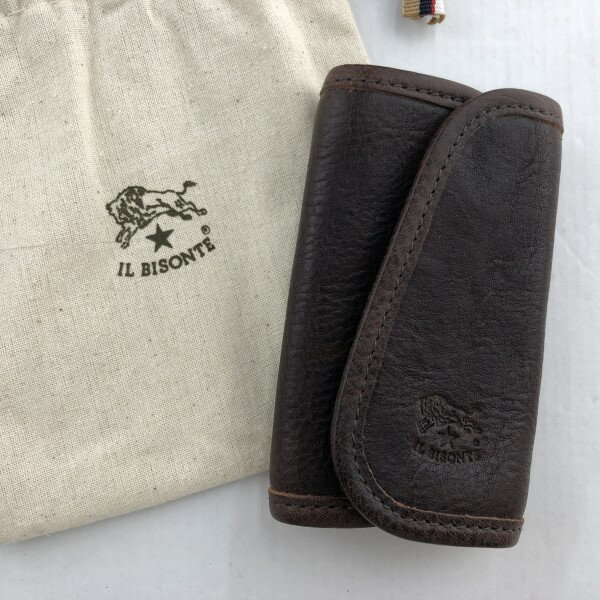 【中古】IL BISONTE イル ビゾンテ 牛革キーケース