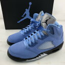 【中古】NIKE AIR JORDAN 5 RETRO SE University Blue ナイキ エア ジョーダン 5 レトロ SE ユニバーシティブルー スニーカー サイズ27cm 青 ブルー 箱あり 02r15339 中古品 【牛久店】