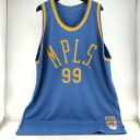 【中古】Mitchell & Ness（ミッチェルアンドネス） MPLS 99 ゲームシャツ タンクトップ NBA サイズ54 青×黄 ブルー×イエロー 02r15883 中古品 【牛久店】