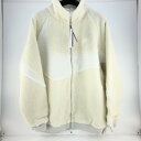 【中古】NIKE (ナイキ) BIG SWOOSH FULL ZIP JACKET ビッグスウッシュフルジップジャケット リバーシブル ボア ジャケット BQ6546-070 白 ホワイト サイズXL タグあり 02r16084 中古品 【牛久店】