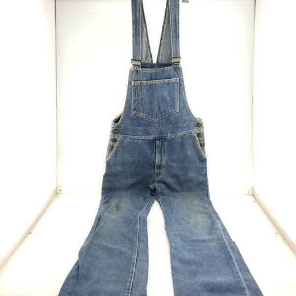 【中古】 BIGSTONE ビッグストーン デニムオーバーオール 70s MB609 サイズL 青 ブルー 02r16394 中古品 【牛久店】