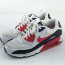 【中古】NIKE AIR MAX 90 ESSENTIAL ナイキ エア マックス 90 エッセンシャル スニーカー AJ1285-106 サイズ27cm 白 赤 黒 ホワイト レッド ブラック 02r16472 中古品 【牛久店】