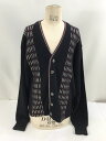 【中古】Lord Tames メンズ 長袖 カーディガン ブラック 04r6065【八王子店】(4)