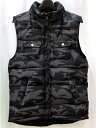 【中古】GAP kids ギャップ キッズ リバーシブル ダウンベスト サイズ160 迷彩 無地 黒 ブラック キッズ 子供服 03r8947【入間店】