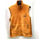 【中古】Patagonia パタゴニア R2 VEST フリースベスト XSサイズ オレンジ メンズ アウター アウトドア 03r9301【入間店】