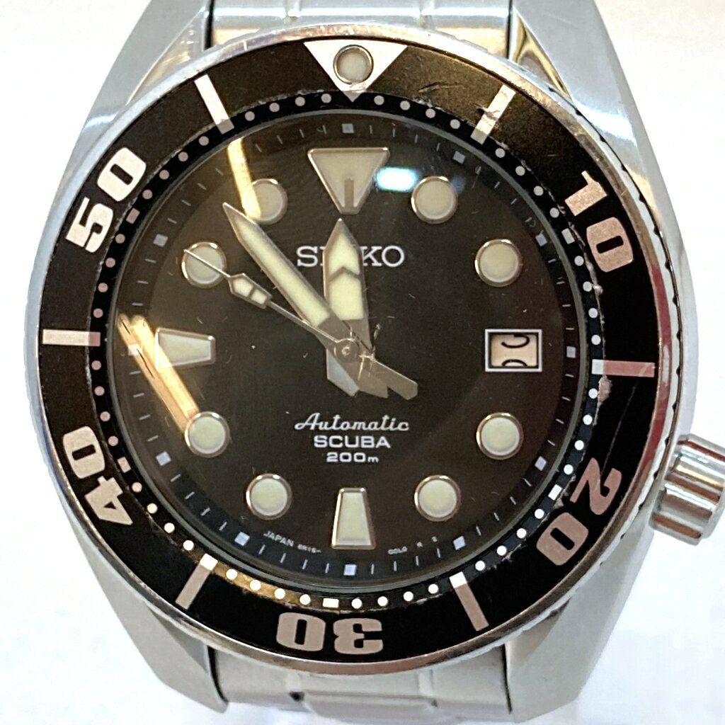 【中古】SEIKO セイコー スモウ プロスペックス スキューバ 200m SBDC001 シルバー ...