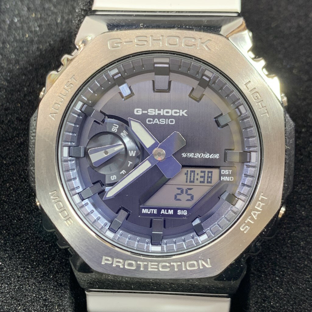 CASIO　カシオ　G-SHOCK ジーショック　プレシャスハートセレクション 2023 冬の煌めき GM-2100WS-7AJF メンズ 腕時計 電池式 アナデジ シルバー ホワイト　時計　04r8828