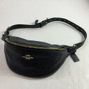 【中古】コーチ COACH 　ボディバッグ ウエストポーチ レディース　ウエストバッグ F48738　ブラック　04r8914【八王子店】