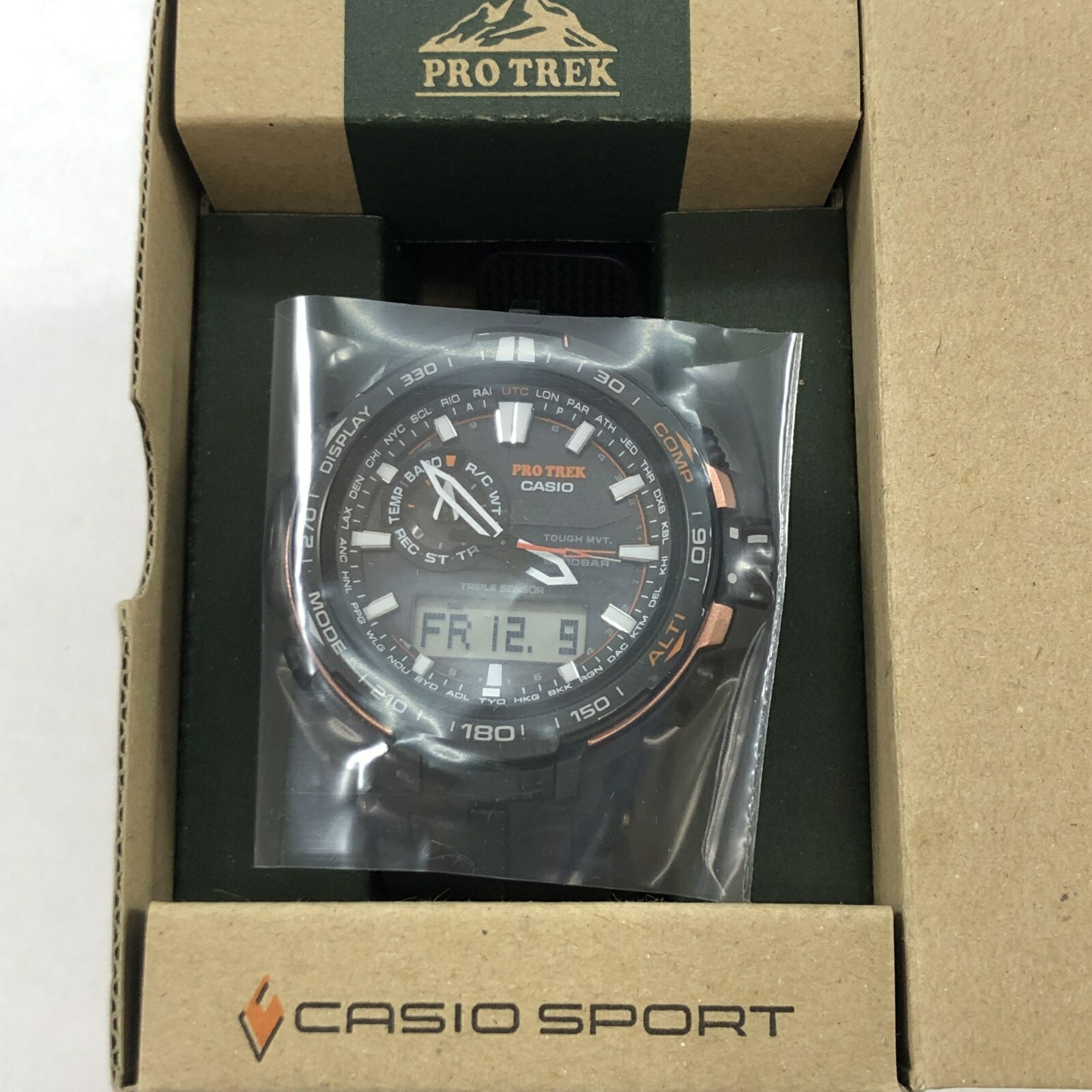【中古】CASIO PRO TREK カシオ プロトレック メンズ 腕時計 時計 電波ソーラー PRW-6000Y　04r6631【八王子店】