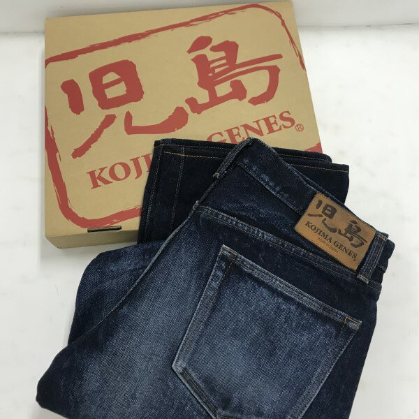【中古】 児島ジーンズ ブルー サイズ38 日本製 メンズ 