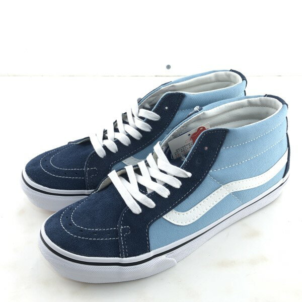 【中古】 バンズ VANS SK8-MID スケートミッド SOPHNET ブルー 27.5cm 中国製 メンズ タグつき スニーカー V37CL 02w00234 【牛久店】