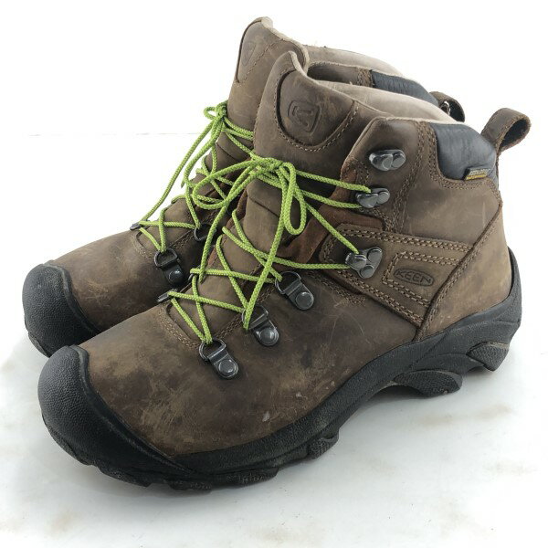 【中古】 キーン KEEN トレッキング アウトドアシューズ トレッキングブーツ ブラウン 24.5cm 中国製 レディース ブーツ 1004156 02w00246 【牛久店】