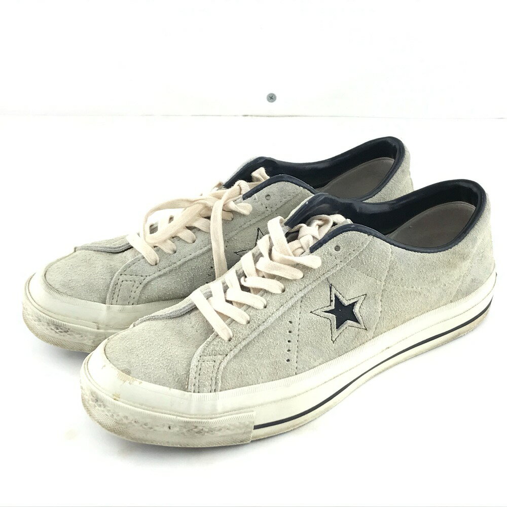 【中古】 コンバース CONVERSE ワンスター スエード グレー 26.0cm US8 日本製 メンズ スニーカー 02w03009 【牛久店】