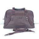 【中古】ガス GAS ボストンバッグ ダークブラウン メンズ レディース 05wm03464 【館林店】