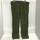 【中古】 ヒステリックグラマー HYSTERIC GLAMOUR ベイカーパンツ カーキ サイズS 日本製 メンズ パンツ コットン 02w06942 【牛久店】(4)