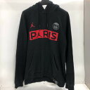 【中古】 ナイキ NIKE ×PARIS SAINT GERMAIN PSG PULLOVER HOODIE ブラック サイズXL 中国製 メンズ パーカー コ...