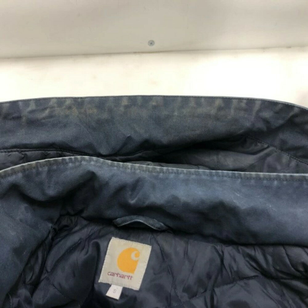 【中古】 カーハート Carhartt HICKMAN COAT ヒックマンコート ネイビー サイズS メンズ アウター コットン 02w08000