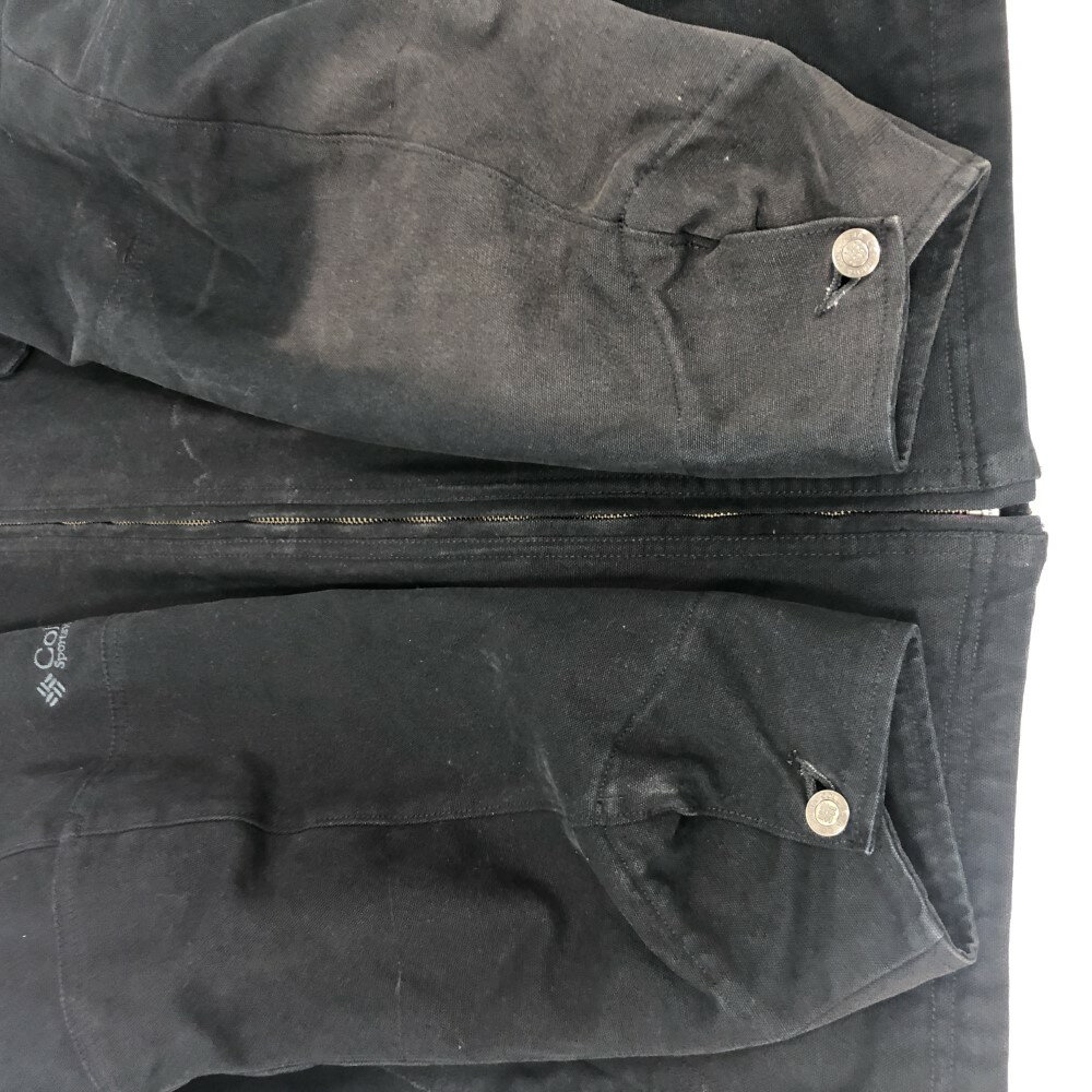 【中古】 Columbia コロンビア ジップジャケット 黒 サイズ XL コットン カバーオール 07w9780 【大和店】