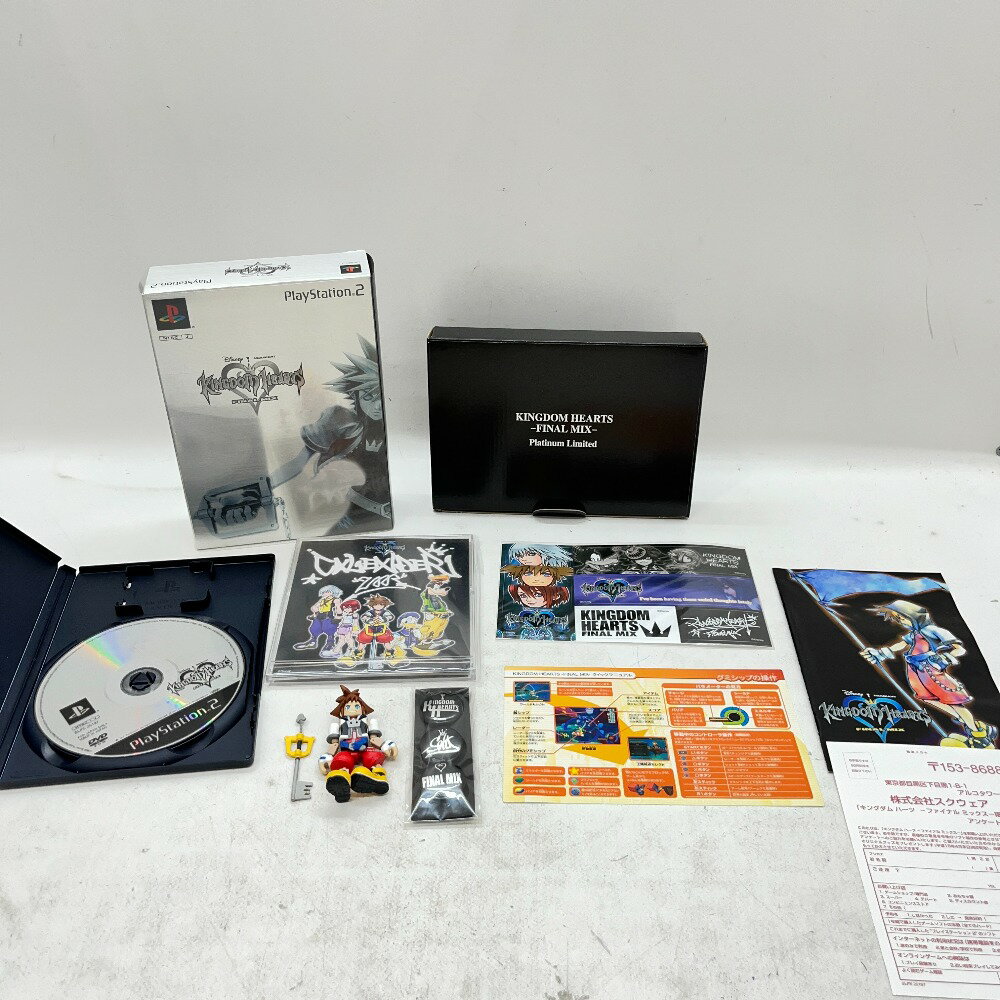 【中古】 Disney 任天堂 ニンテンドー キングダムハーツ　ファイナルミックス ゲームソフト プレイステーション2 06w5477 【三郷店】