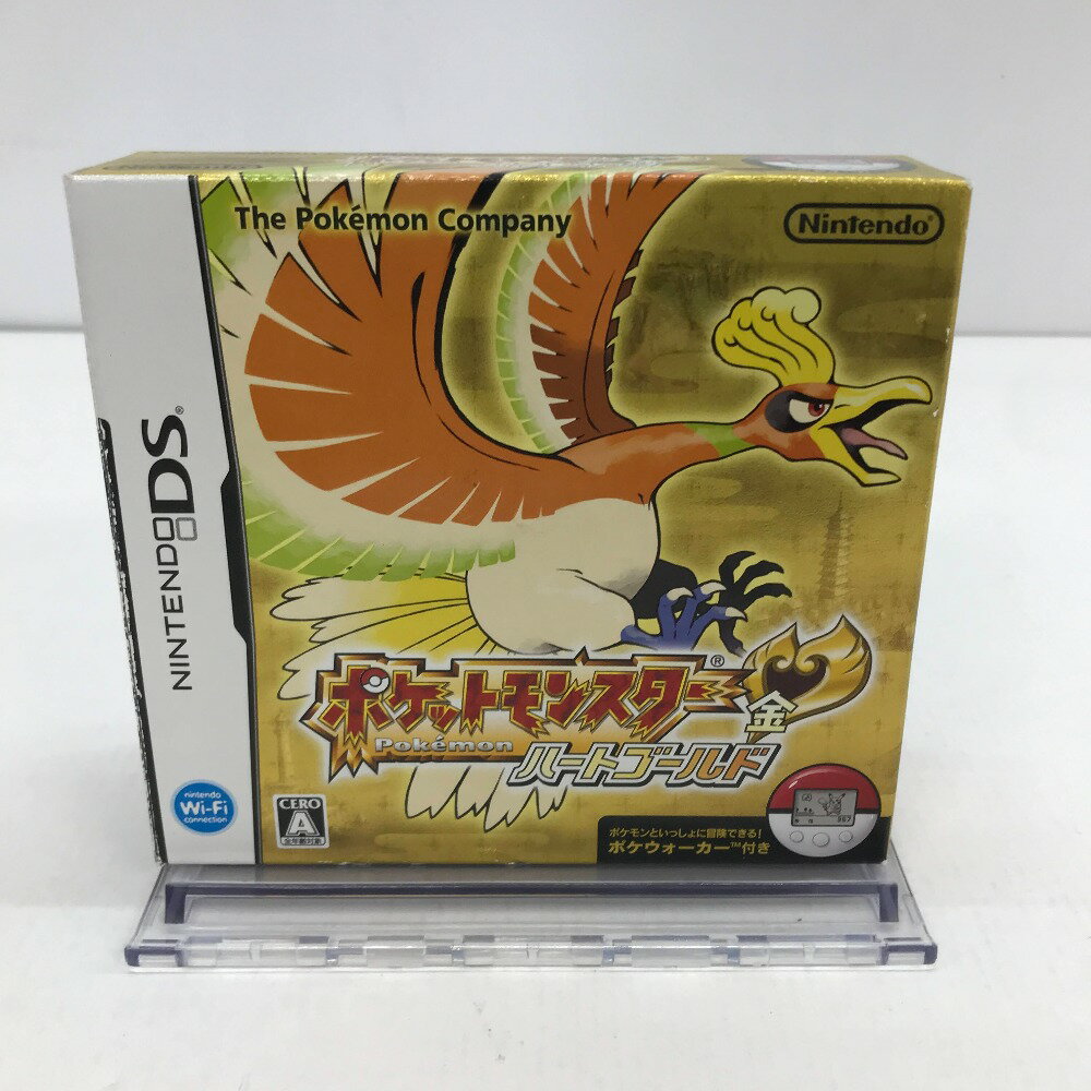 【DS】ニンテンドーDS ソフト 「ポケットモンスター ハートゴールド」ケース/説明書/ポケウォーカ ...