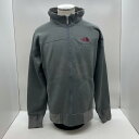 【中古】 ザ・ノースフェイス THE NORTH FACE 裏起毛 ジャケット メンズ XLサイズ AT40754 グレー フード欠品 ジャージ 06w6321 【三郷店】(4)