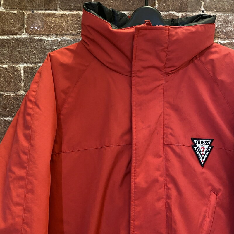 【中古】GUESS ゲス ダウンジャケット [M14W5880] サイズ:XL 赤 レッド ジャンバー 03w10070 【入間店】