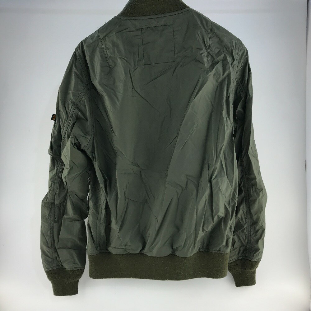 【中古】 アルファ ALPHA ナイロンジャケット カーキ サイズM メンズ ブルゾン フライトジャケット アウター ナイロン TA1223-003 02w09861 【牛久店】