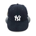 【中古】 ニューエラ × キス NEWERA × KITH New York Yankees 59Fifty Fitted Cap NY Logo ネイビー メ...