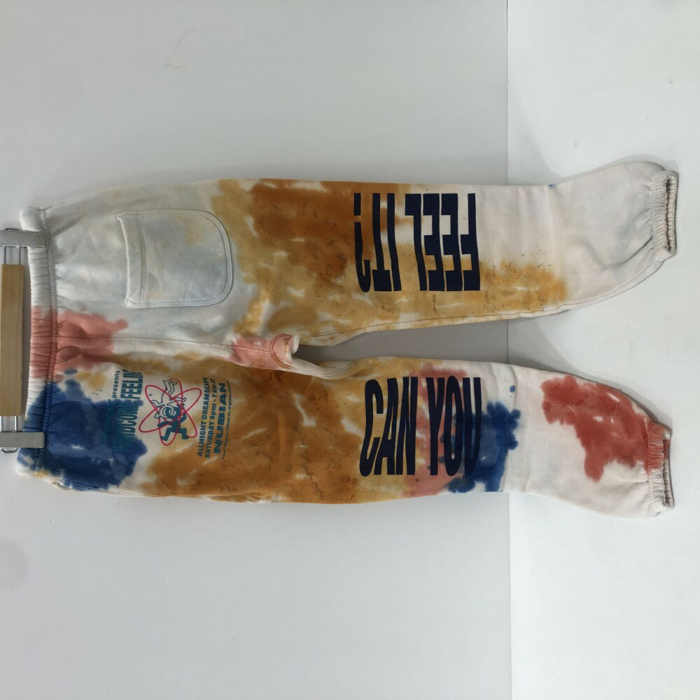 【中古】 ROKIT ロキット スウェットパンツ レインボー 白 オレンジ パンツ 07w19513 【大和店】