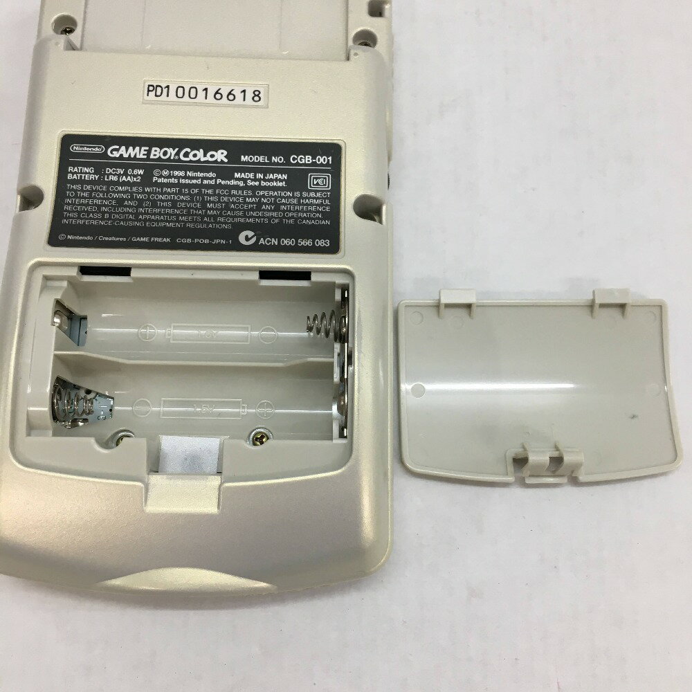 【GBカラー】ゲームボーイカラー 本体 ポケットモンスター 金銀Ver ＊動作確認済＊ 任天堂 Nintendo ◎中古品◎ 05w08900 【館林店】