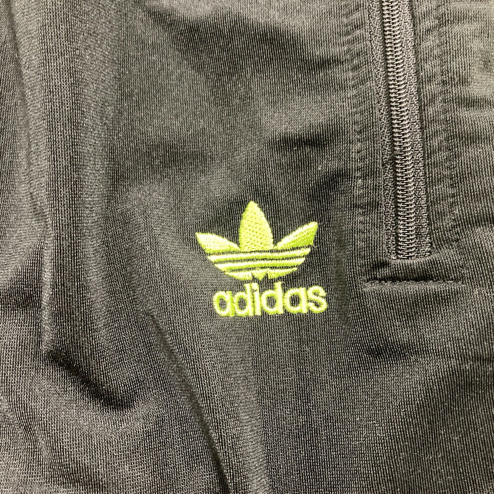 【中古】 アディダス adidas トラック パンツ ジャージ ブラック サイズL タイ製 メンズ パンツ ポリエステル T1012 02w11514 【牛久店】