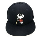 【中古】 ニューエラ NEW ERA スヌーピー ネイビー キッズ キャップ 05w05428 【館林店】