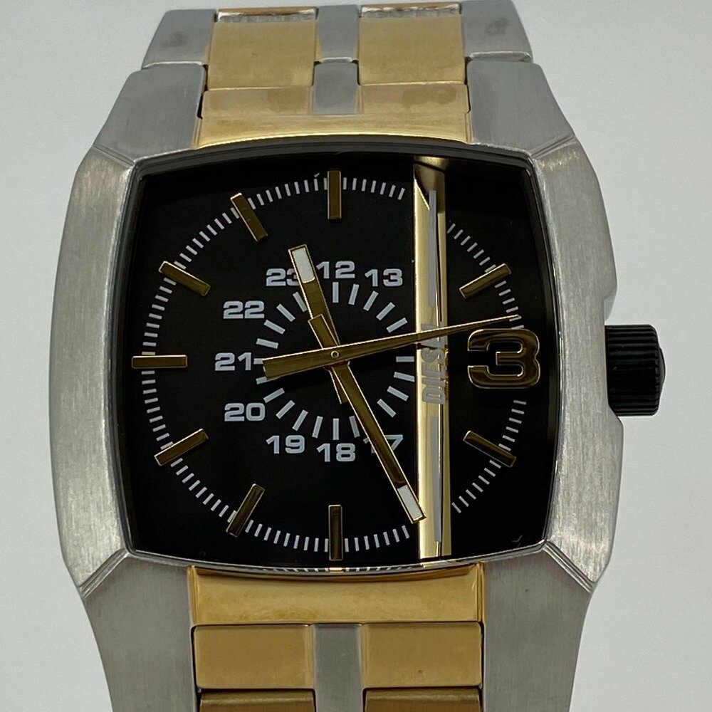 【中古】 ディーゼル DIESEL CLIFHANGER 腕時計 ゴールド ステンレススチール DZ-2169 05w09118 【館林店】
