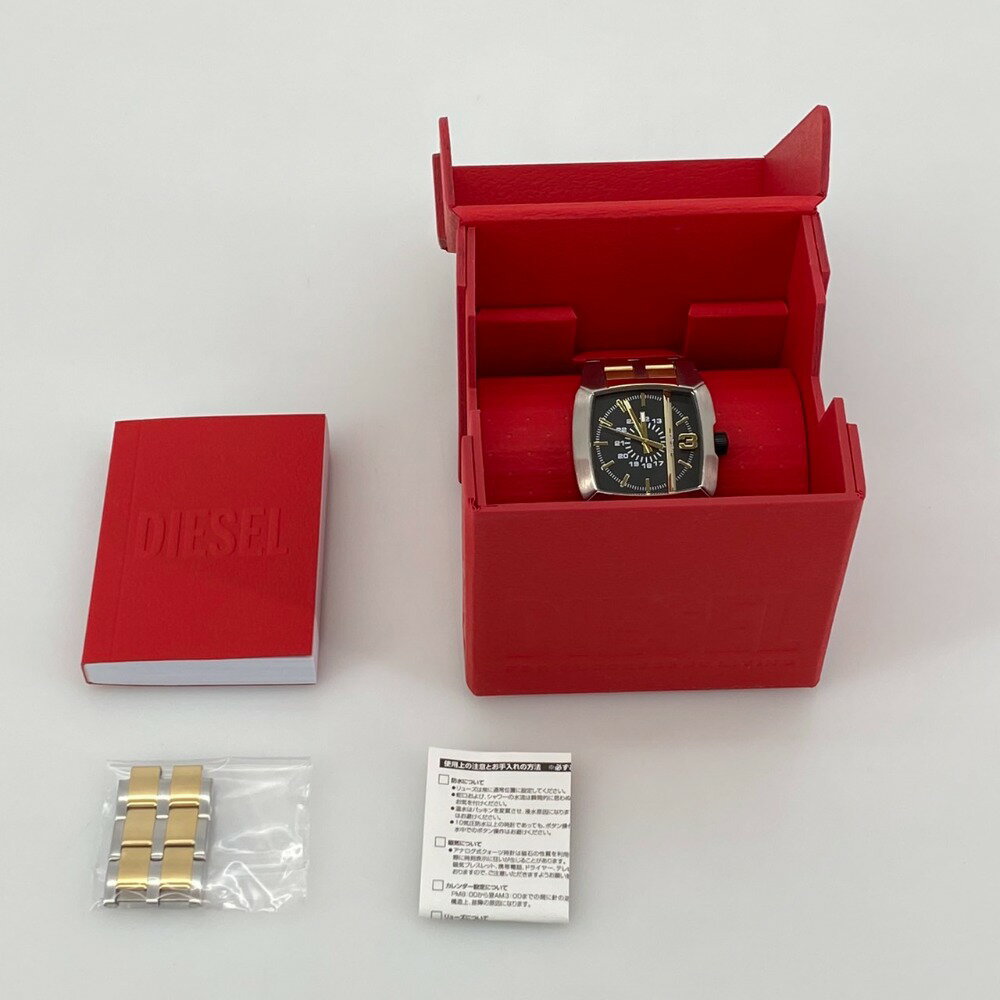 【中古】 ディーゼル DIESEL CLIFHANGER 腕時計 ゴールド ステンレススチール DZ-2169 05w09118 【館林店】