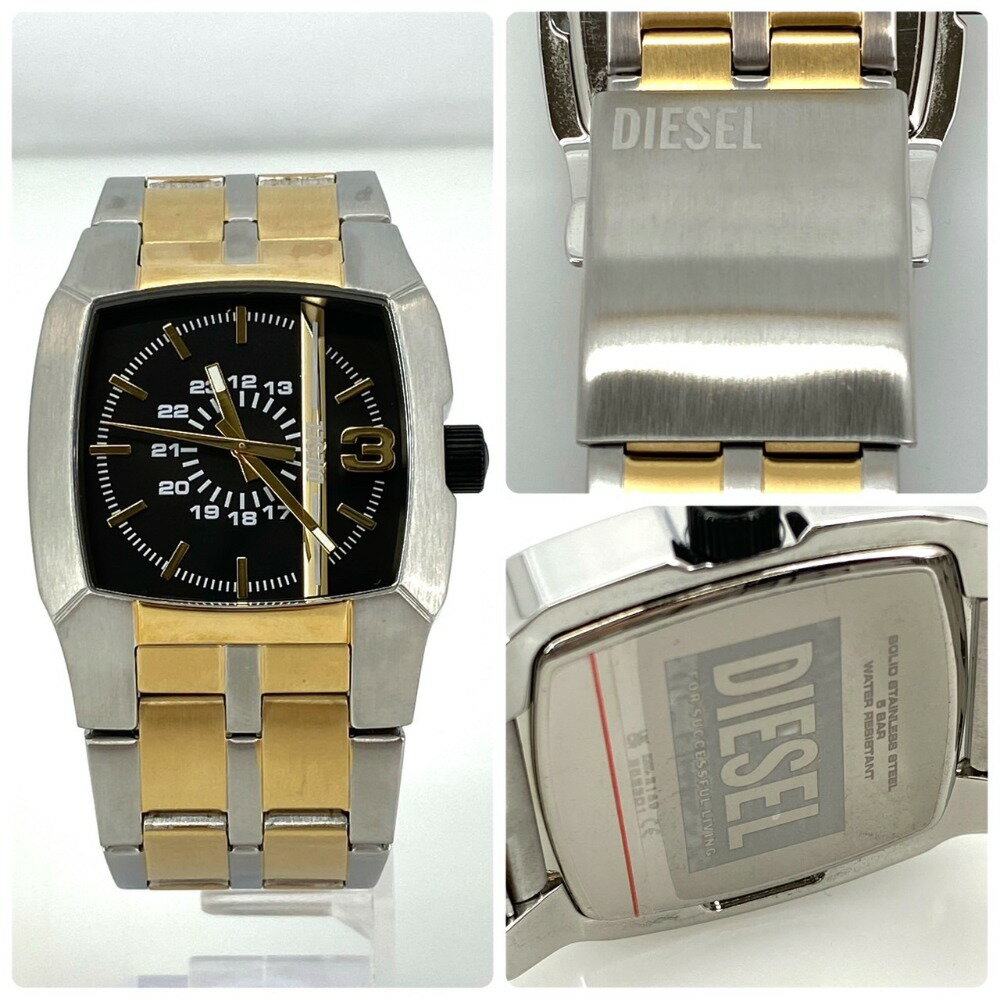 【中古】 ディーゼル DIESEL CLIFHANGER 腕時計 ゴールド ステンレススチール DZ-2169 05w09118 【館林店】