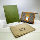 【中古】 グッチ GUCCI グッチ / GUCCI GGスプリーム クラッチバッグ EXO KAI コラボ 660513 テディベア ポーチ セカンドバッグ ハンドバッグ【中古】 セカンドバッグ 06w8136 【三郷店】(4)