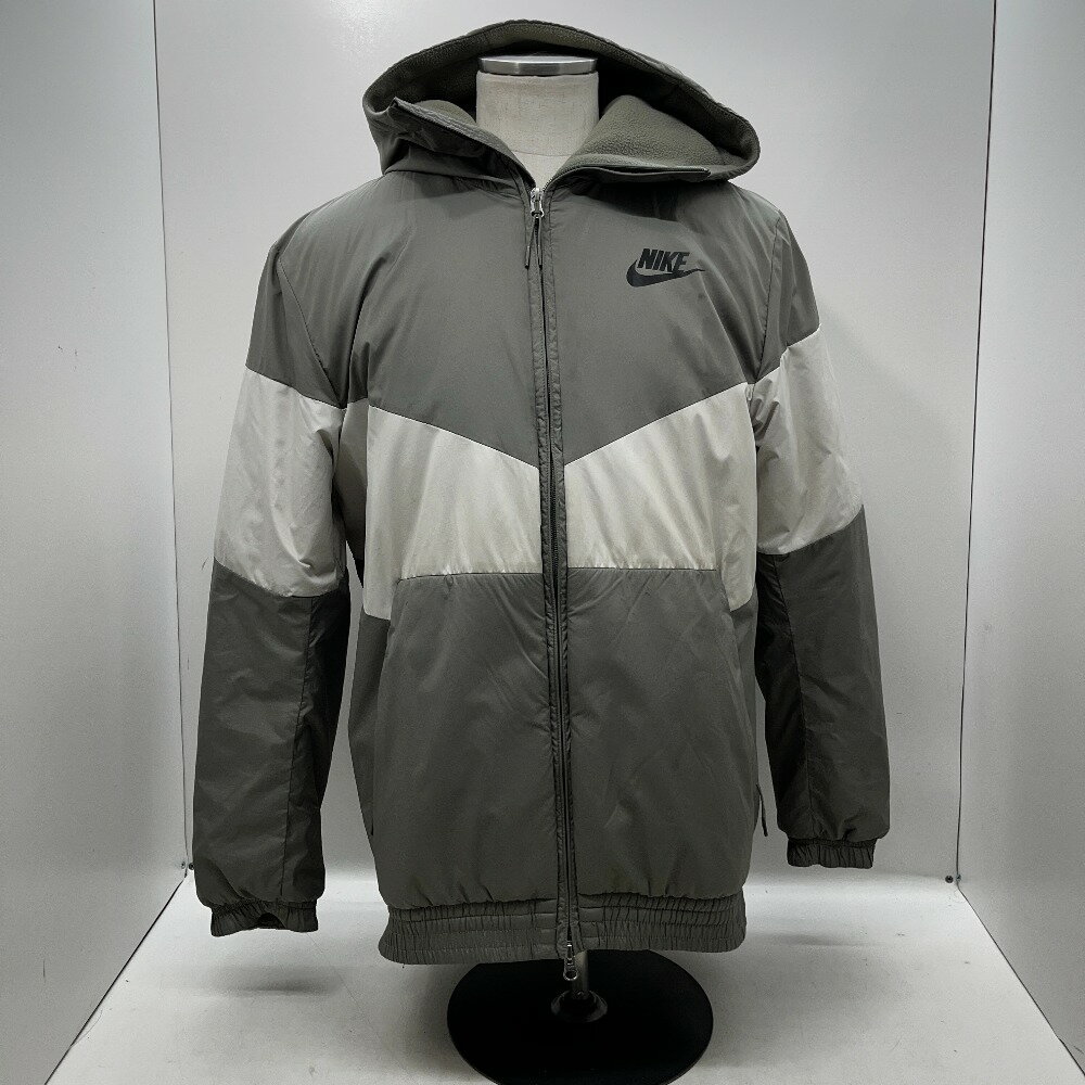 【中古】 ナイキ NIKE サイズL NIKE ナイキ AS M NSW SYN FILL JKT HD ナイキ シン フィル フーディ ジャケットフィル ダウン ボマー 928820-004 ナイロンジャケット 06w8172 【三郷店】