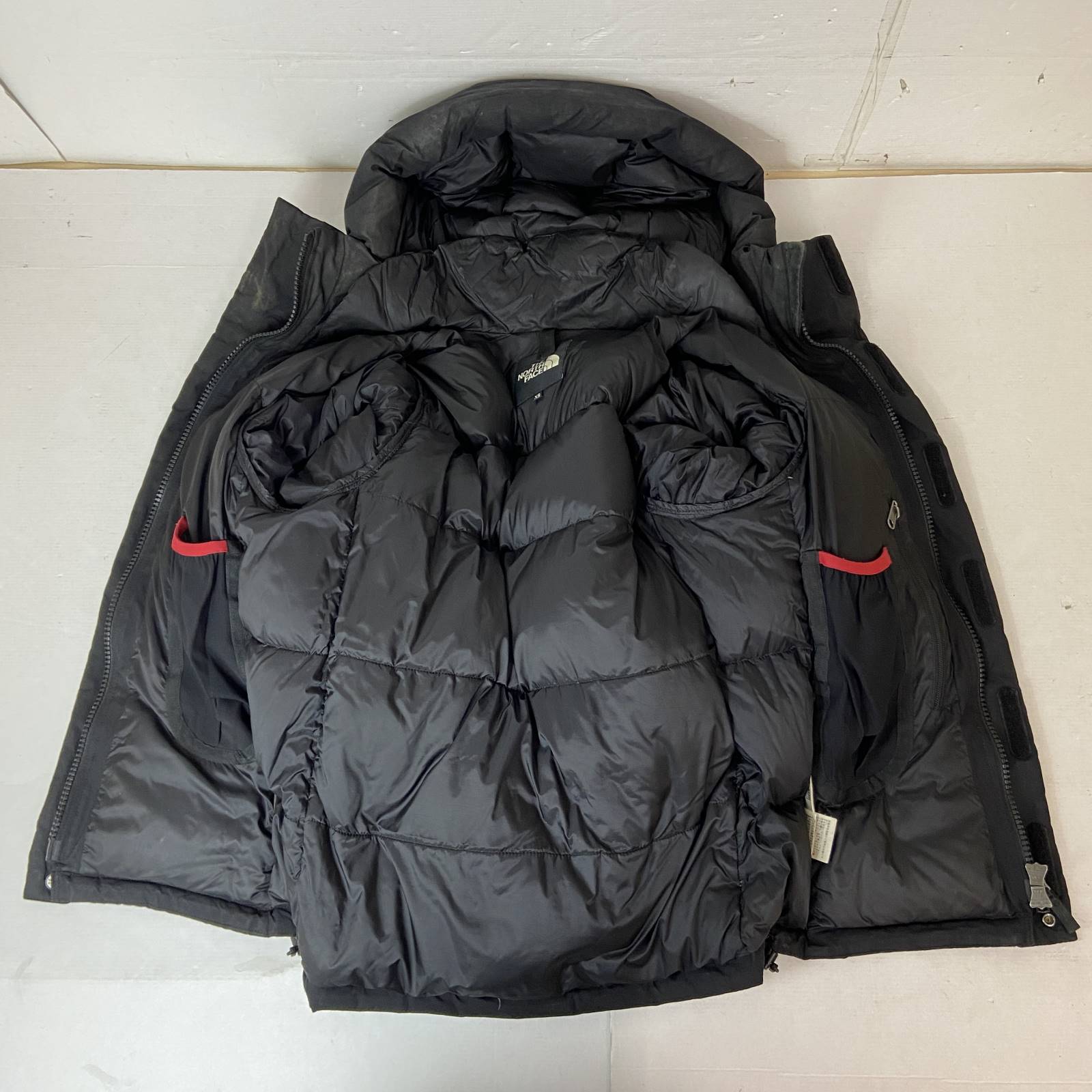 04w3059〓※【中古】THE NORTH FACE ザ・ノース・フェイス BALTRO LIGHT JACKET フード付きダウンジャケット ND91710 ブラック XSサイズ 【八王子店】