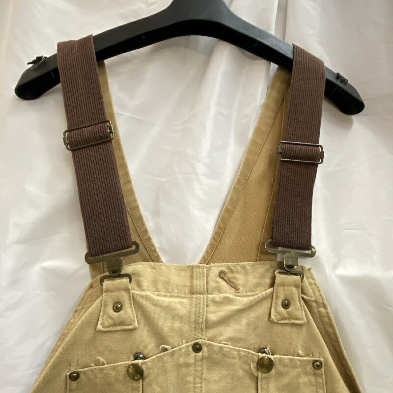 【中古】 Carhartt カーハート ダブルニーオーバーオール メンズ ベージュ ストリート 03w13526【入間店】