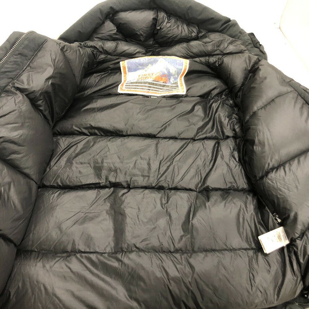 【中古】 FIRST DOWN ファーストダウン ブラック 中国製 メンズ ダウンジャケット ポリエステル 184-1512 02w12978 【牛久店】