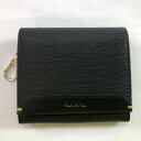 04w3118∞※【中古】 Paul Smith ポールスミス パネルディテール コインケース カードケース付き ミニ財布 ブラック 1447-2108 【八王子店】(4)