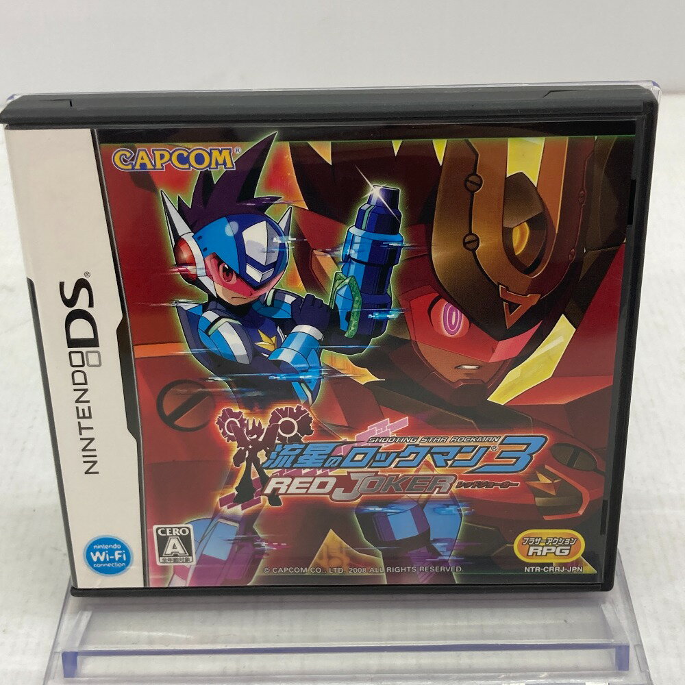 【DS】ニンテンドー DSソフト「流星のロックマン3 レッドジョーカー」 ケース/説明書あり ＊起動 ...
