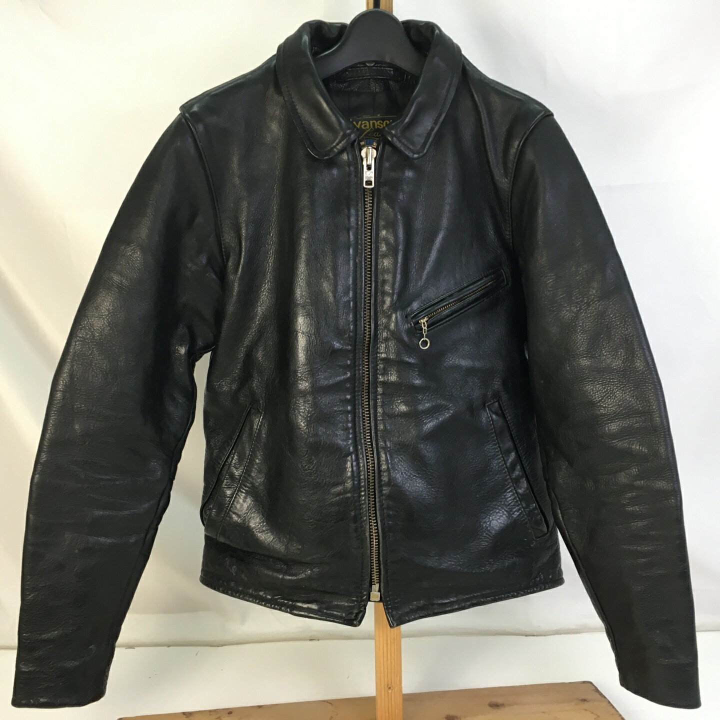 【中古】 VANSON ENFIELD バンソン エンフィールド ENF シングル ライダース サイ
