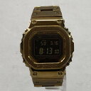 04w3159∞※【中古】 G-SHOCK ジーショック CASIO カシオ 腕時計 電波ソーラー GMW-B5000 フルメタル オールゴールド 【八王子店】