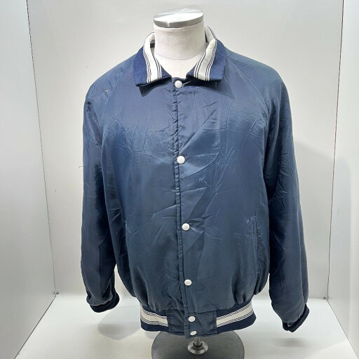 【中古】 CANADA スタジャン サイズL ダークブルー ナイロン スタジャン 06w8935 【三郷店】 【中古】 CANADA スタジャン サイズL ダークブルー ナイロン スタジャン 06w8935 【三郷店】