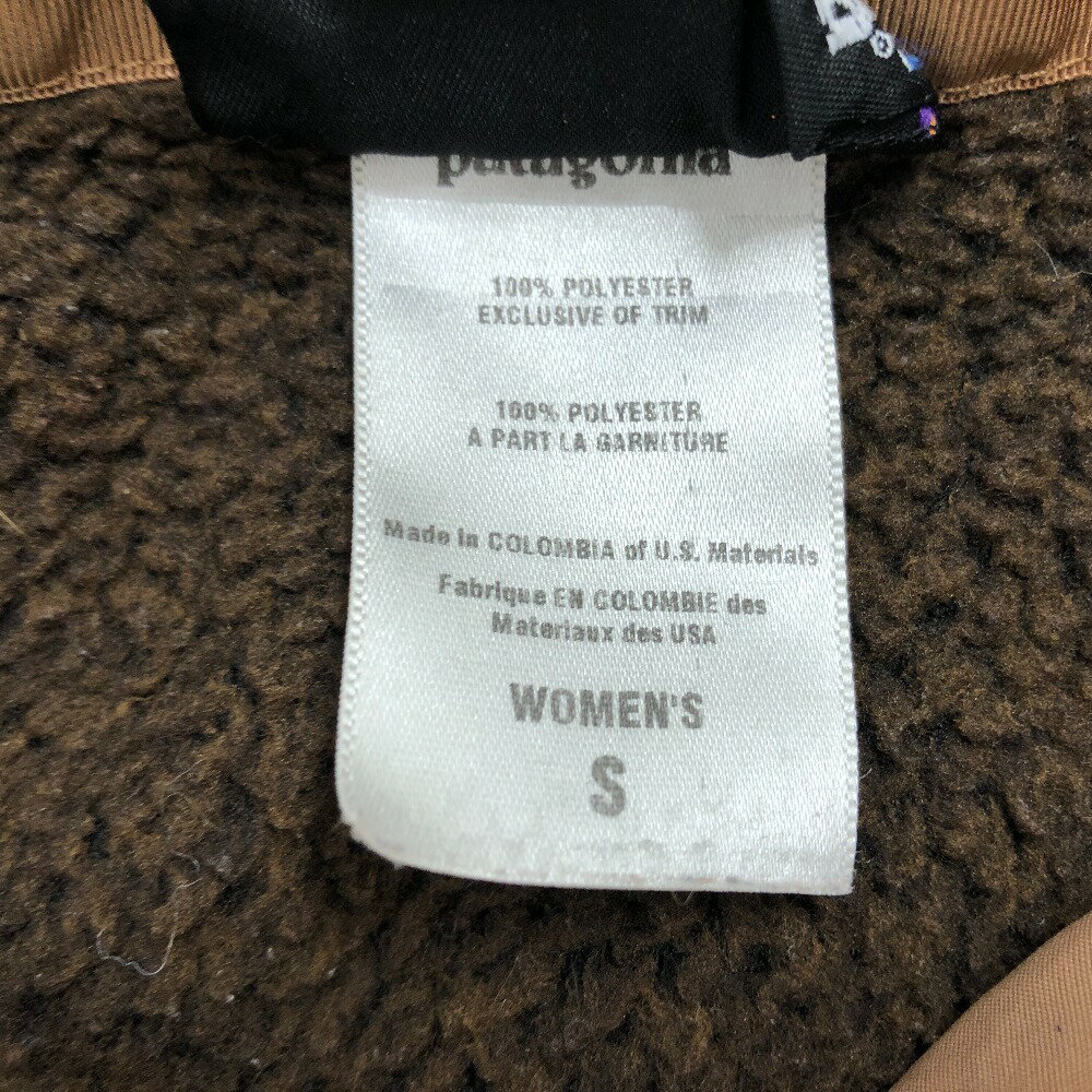 【中古】 パタゴニア patagonia フリース ジャケット ブラウン 茶色 サイズS コロンビア製 レディース アウター ポリエステル 25440F7 02w12615 【牛久店】