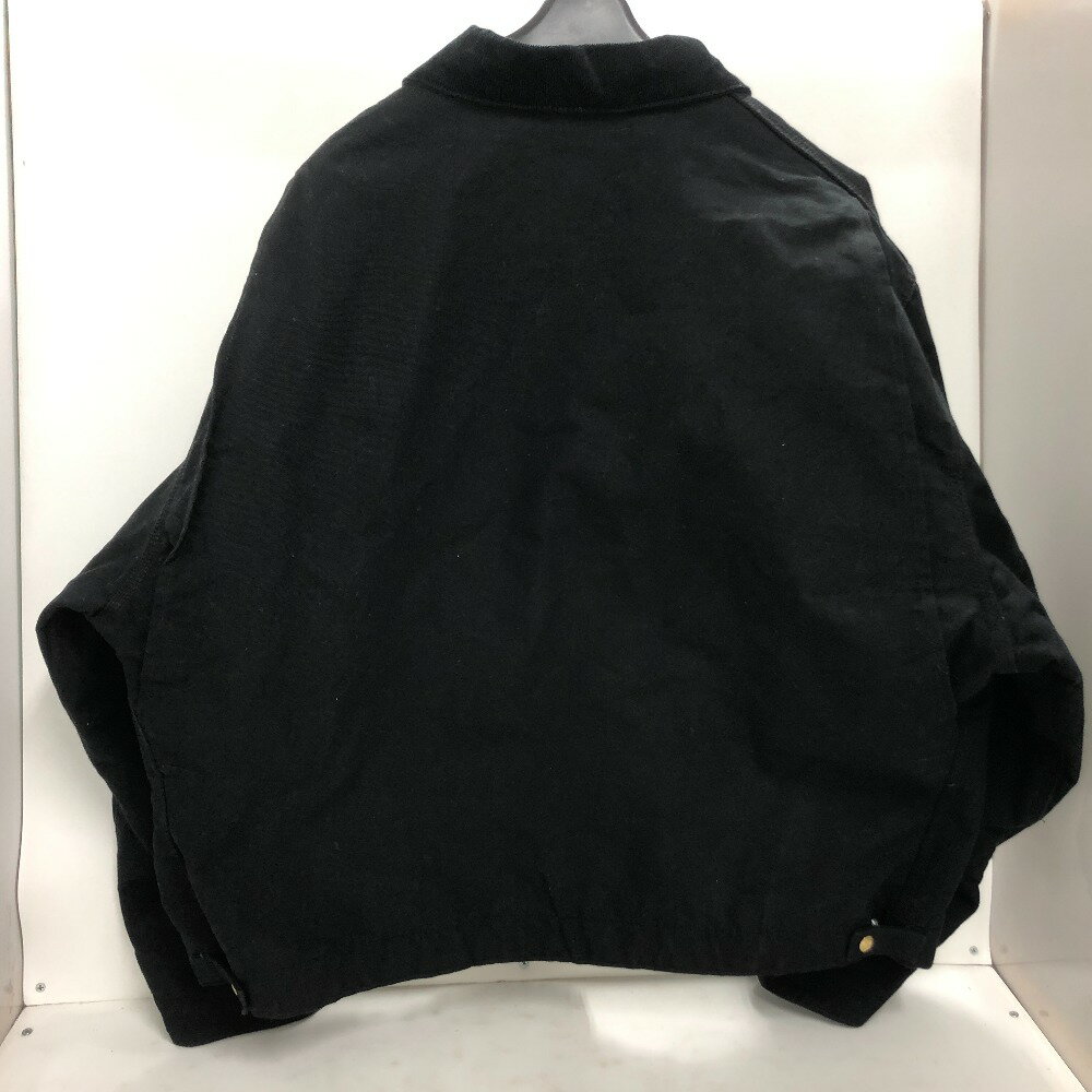 【中古】 カーハート Carhartt DUCK DETROIT JACKET ダックジャケット ブラック サイズXXXL USA製 メンズ アウター コットン 02w13550 【牛久店】